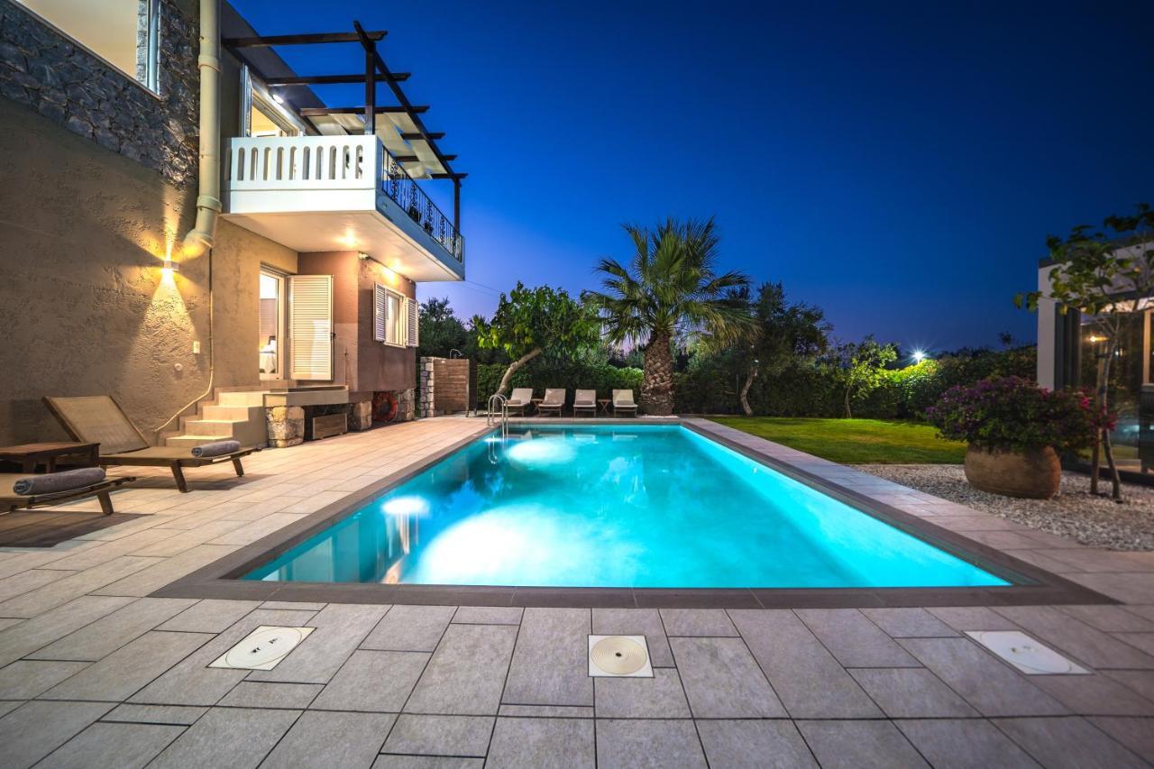 Petronila Luxury Villa With Heated Private Pool Κίσσαμος Εξωτερικό φωτογραφία