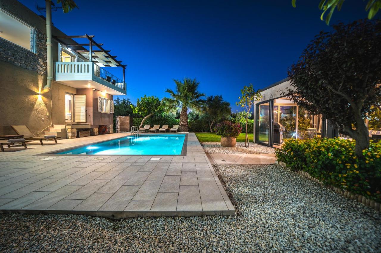 Petronila Luxury Villa With Heated Private Pool Κίσσαμος Εξωτερικό φωτογραφία