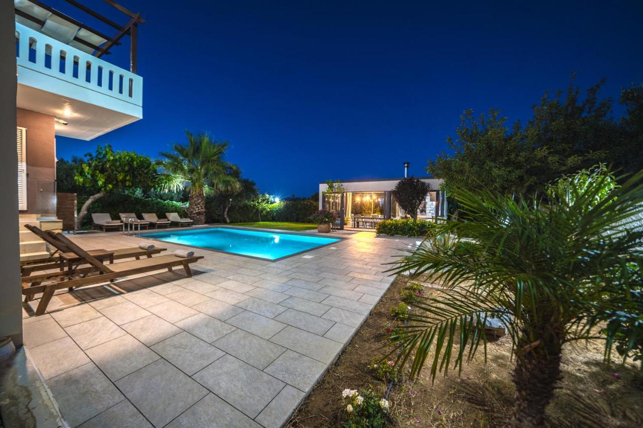 Petronila Luxury Villa With Heated Private Pool Κίσσαμος Εξωτερικό φωτογραφία