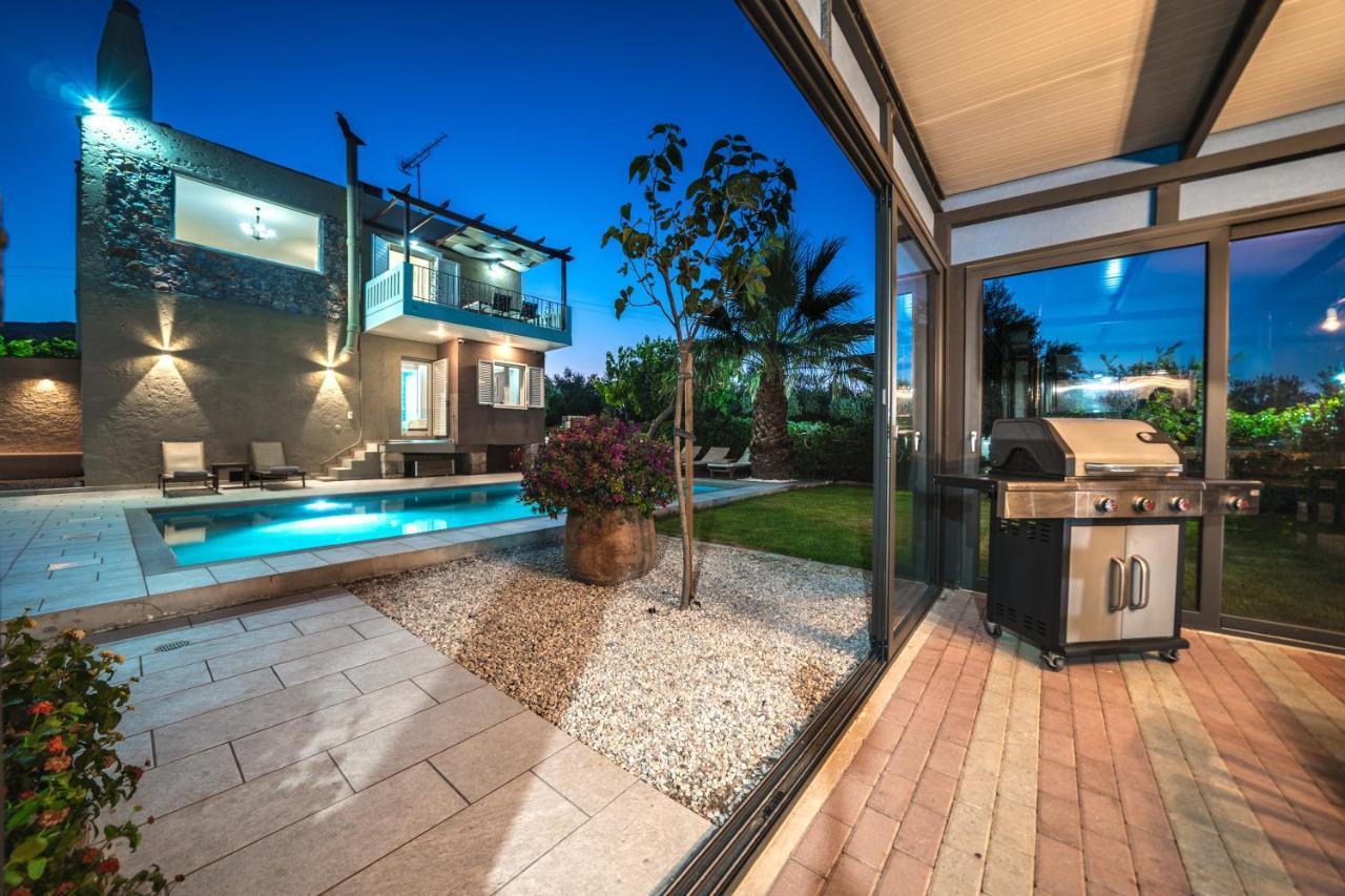 Petronila Luxury Villa With Heated Private Pool Κίσσαμος Εξωτερικό φωτογραφία