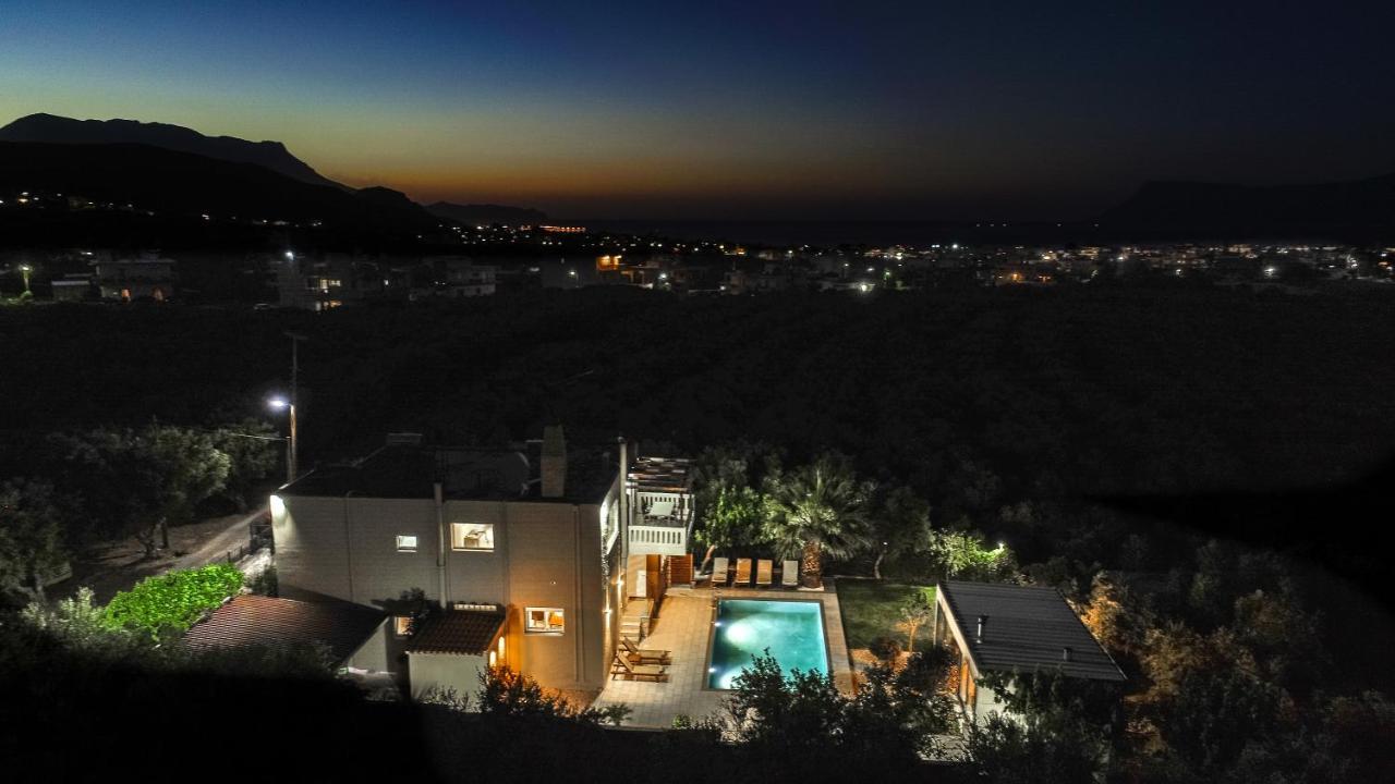 Petronila Luxury Villa With Heated Private Pool Κίσσαμος Εξωτερικό φωτογραφία